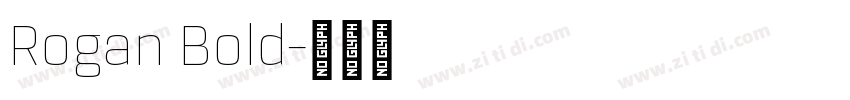 Rogan Bold字体转换